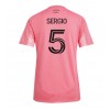 Inter Miami Sergio Busquets #5 Hjemmedrakt Kvinner 2025-26 Kortermet